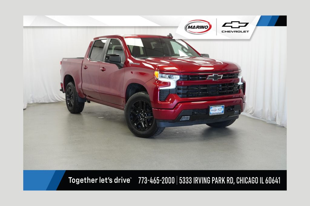 Radiant Red 2026 Chevrolet Silverado 1500 Pickup Truck Four-Wheel Drive Automatic