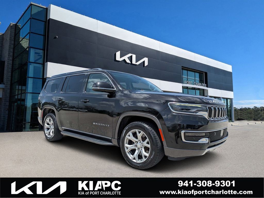 Diamond Black 2022 Jeep Wagoneer SUV / Crossover 4X2 8-Speed Automatic