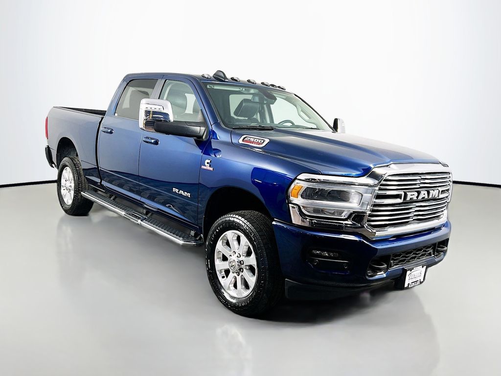 Patriot Blue Pearlcoat 2023 RAM 2500 Pickup Truck Four-Wheel Drive 6-Speed Automatic