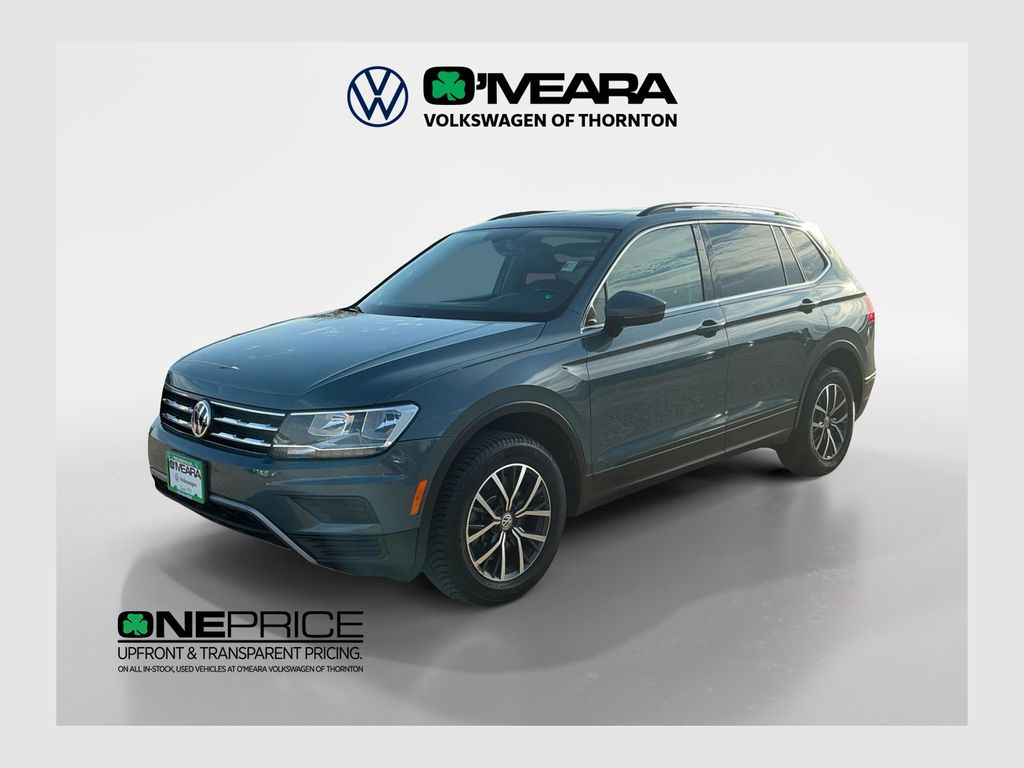 Stone Blue Metallic 2019 Volkswagen Tiguan SUV / Crossover Front-Wheel Drive 8-Speed Automatic