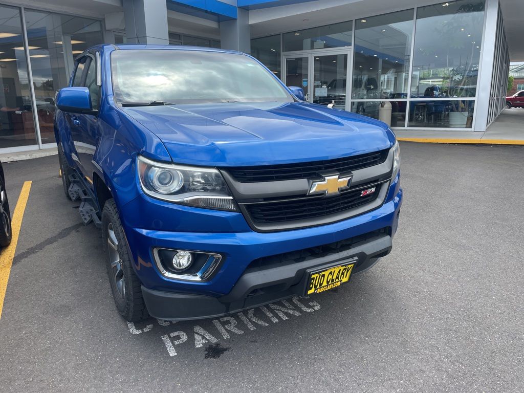 Kinetic Blue Metallic 2019 Chevrolet Colorado Z71 Crew Cab 4WD Pickup Truck Four-Wheel Drive 8-Speed Automatic