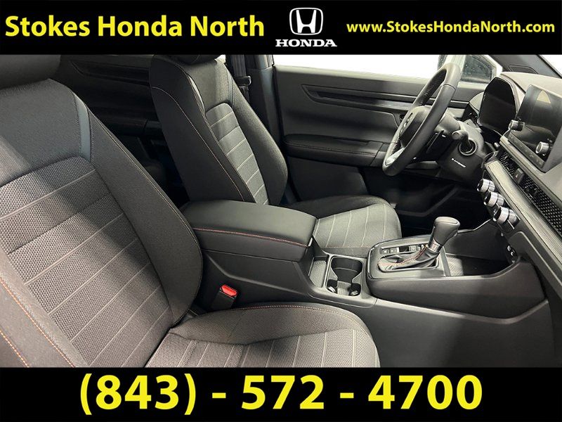 2025 Honda CR-V Hybrid Sport White at Stokes Honda North