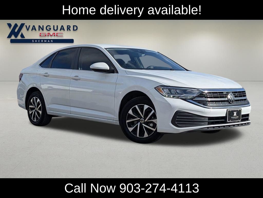 White 2024 Volkswagen Jetta S FWD Sedan Front-Wheel Drive 8-Speed Automatic