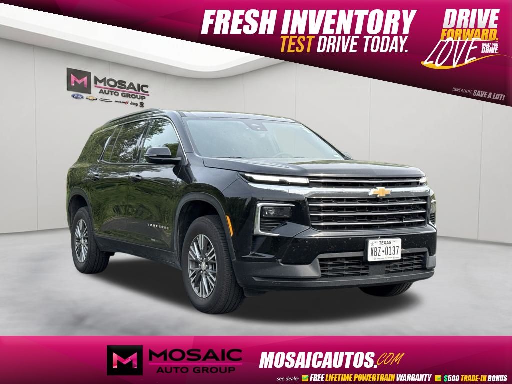 Black Metallic 2026 Chevrolet Traverse SUV / Crossover Front-Wheel Drive 8-Speed Automatic