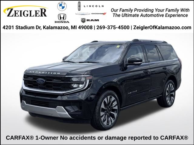 Agate Black Metallic 2025 Ford Expedition SUV / Crossover Four-Wheel Drive Automatic