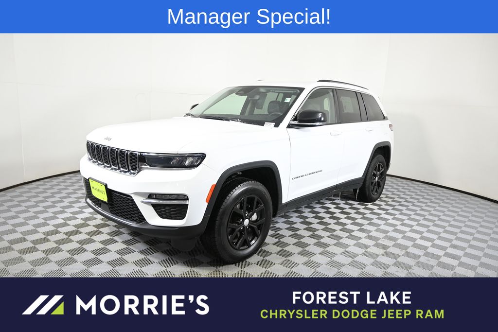 Bright White Clearcoat 2023 Jeep Grand Cherokee Limited 4WD SUV / Crossover Four-Wheel Drive 8-Speed Automatic