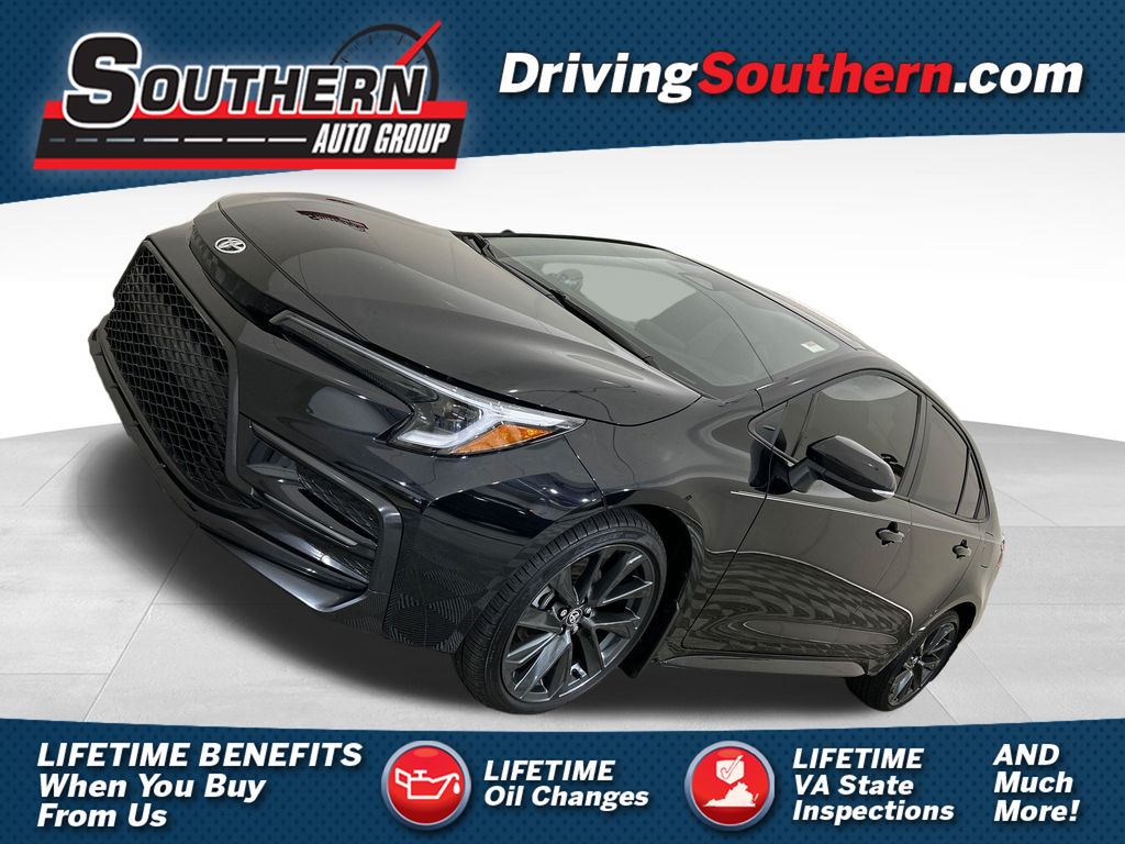 Midnight Black Metallic 2025 Toyota Corolla Sedan Front-Wheel Drive Continuously Variable Transmission