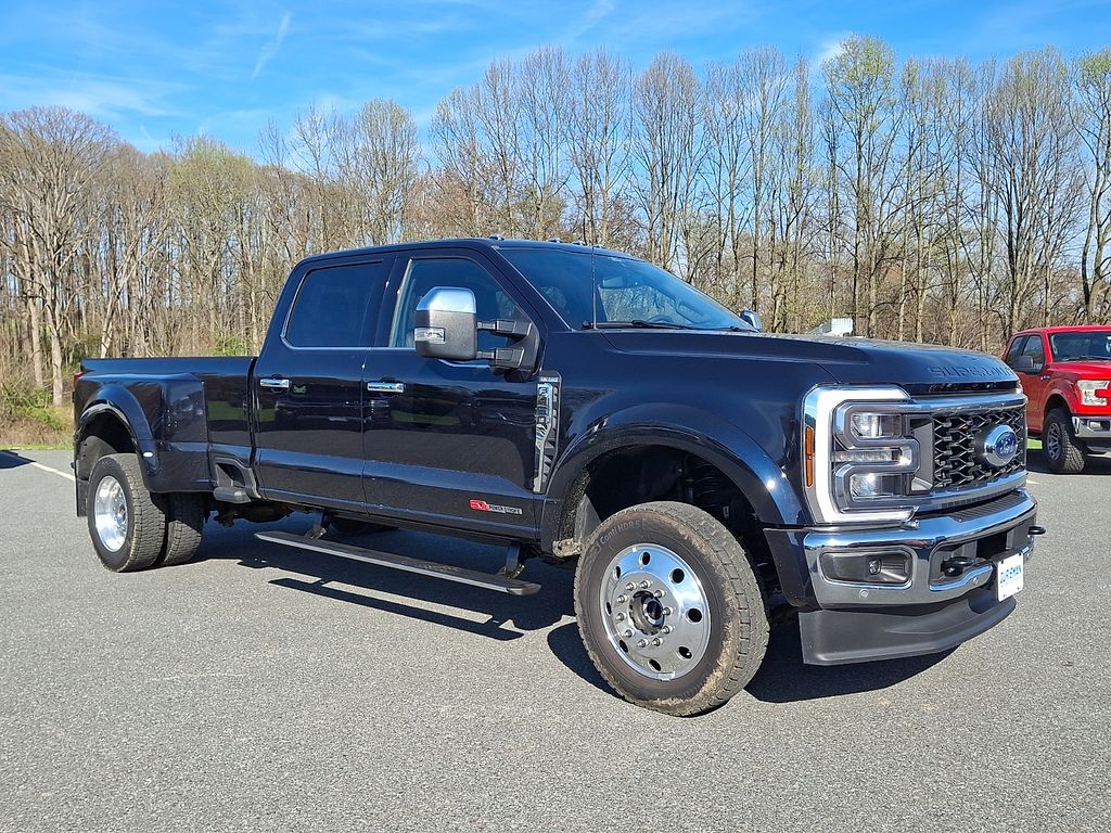 Antimatter Blue Metallic 2025 Ford F-450 Super Duty King Ranch Crew Cab LB DRW 4WD Pickup Truck Four-Wheel Drive Automatic
