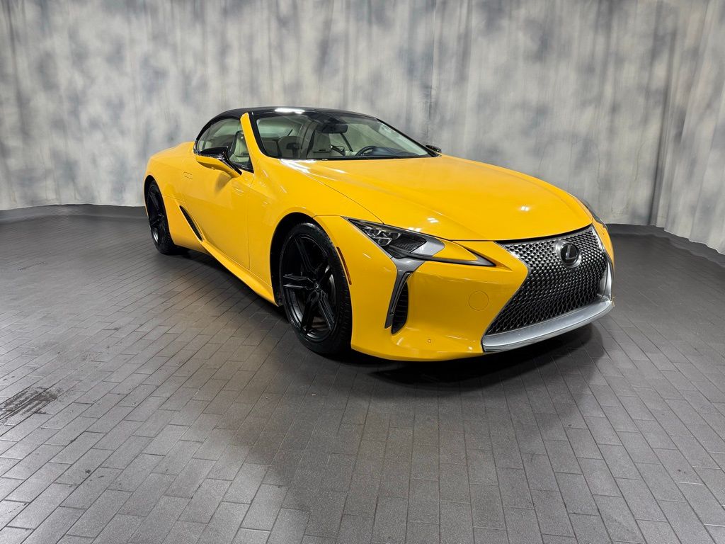Flare Yellow 2025 Lexus LC 500 Convertible RWD Convertible Rear-Wheel Drive Automatic
