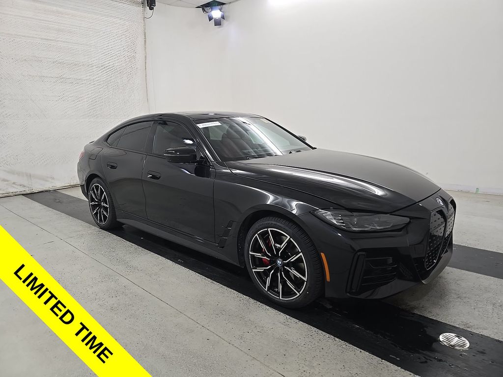 Black Sapphire Metallic 2024 BMW i4 Sedan Rear-Wheel Drive Automatic