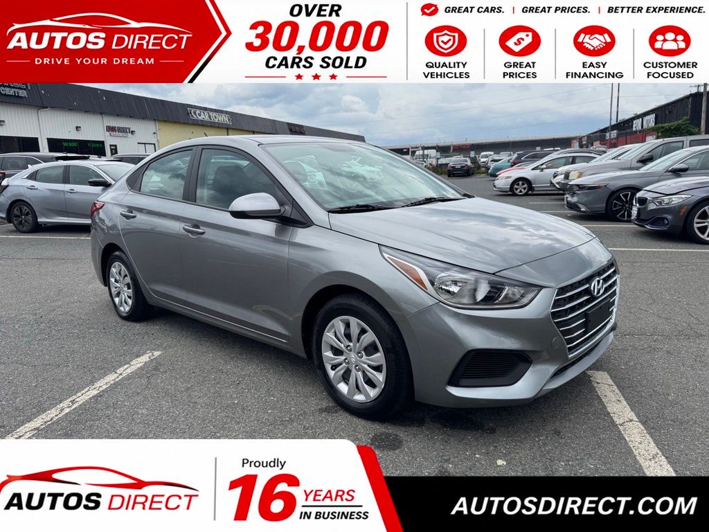 Forge Gray 2022 Hyundai Accent Sedan Front-Wheel Drive Continuously Variable Transmission