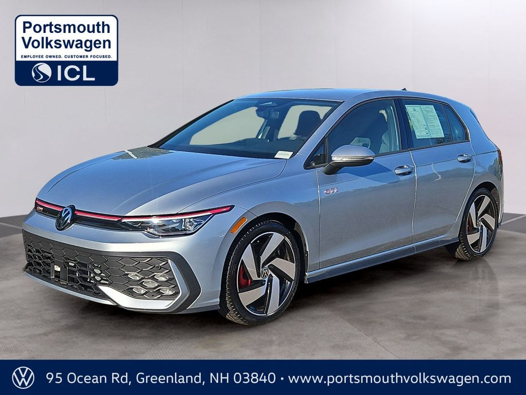 Alpine Silver Metallic 2026 Volkswagen Golf GTI Hatchback Front-Wheel Drive 7-Speed Dual Clutch