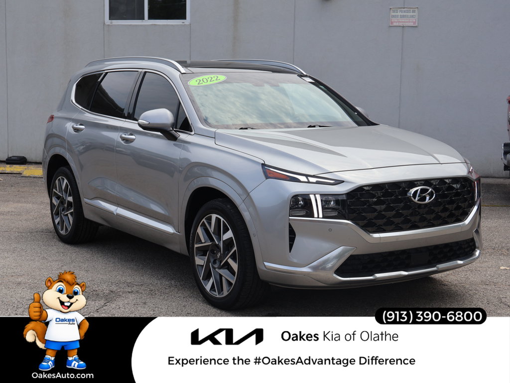 Shimmering Silver Pearl 2022 Hyundai Santa Fe SUV / Crossover Front-Wheel Drive Automatic
