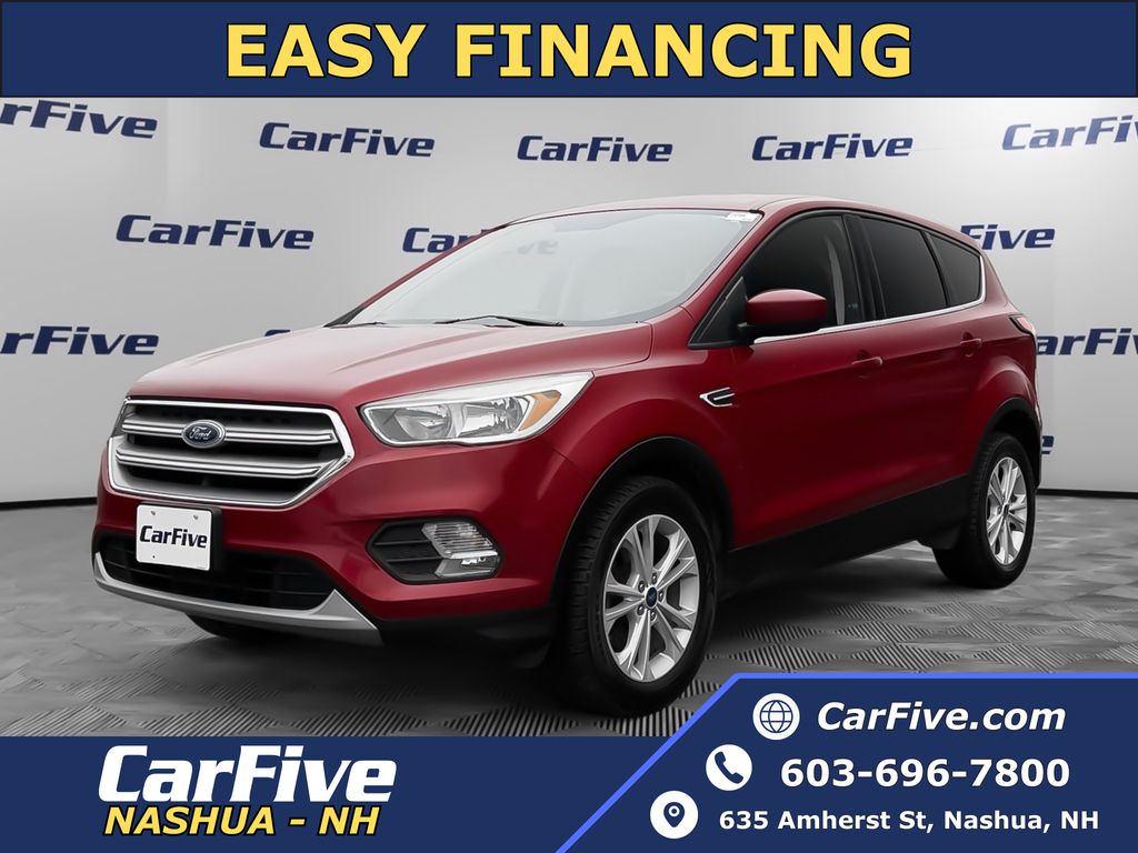 Ruby Red Metallic 2017 Ford Escape SE AWD SUV / Crossover All-Wheel Drive 6-Speed Automatic