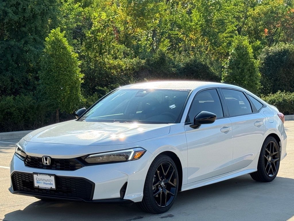 2026 Honda Civic Sport White at Community Honda