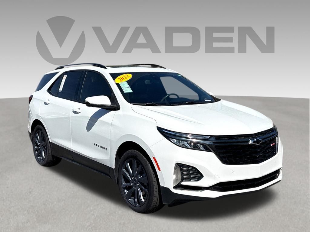 Summit White 2022 Chevrolet Equinox RS with 1RS FWD SUV / Crossover Front-Wheel Drive 6-Speed Automatic Overdrive