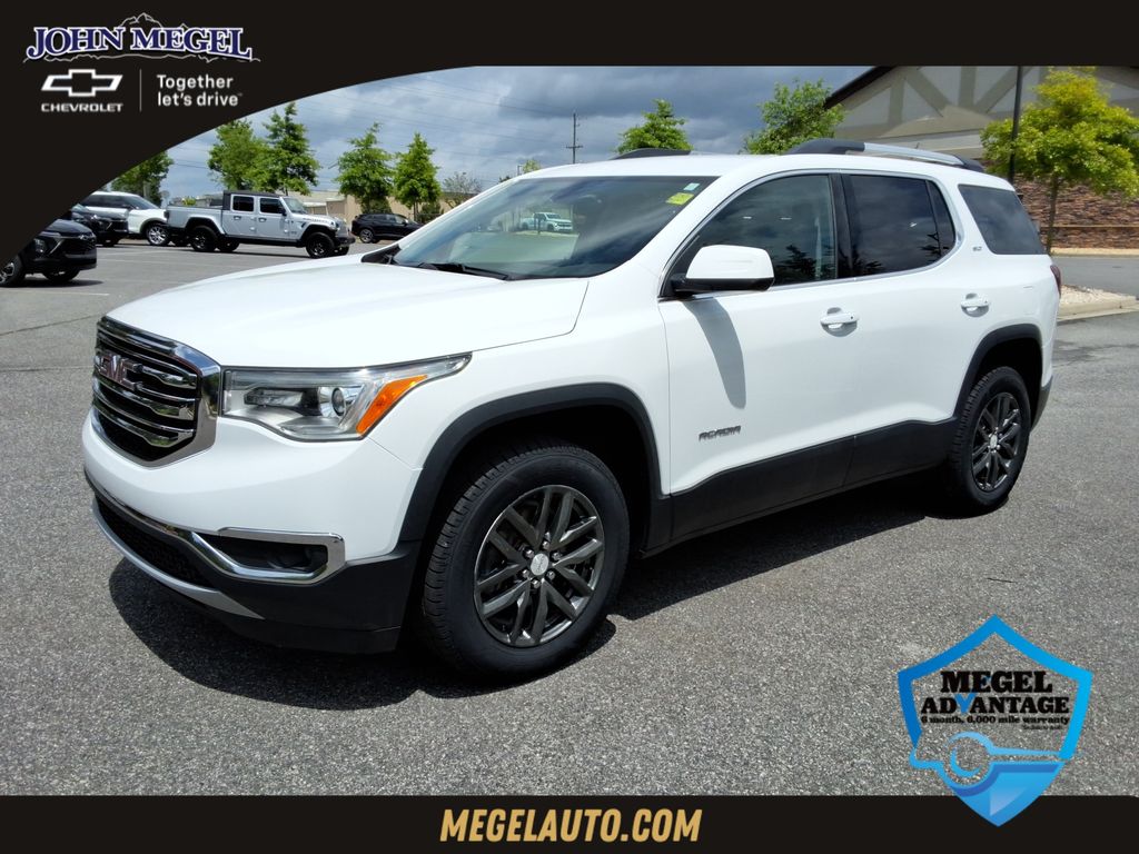 Summit White 2019 GMC Acadia SLT-1 FWD SUV / Crossover Front-Wheel Drive 6-Speed Automatic