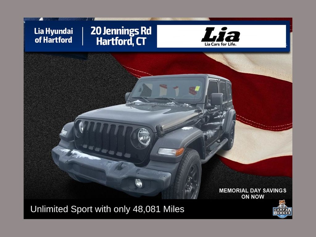 Black Clearcoat 2022 Jeep Wrangler Unlimited Sport 4WD SUV / Crossover Four-Wheel Drive 8-Speed Automatic