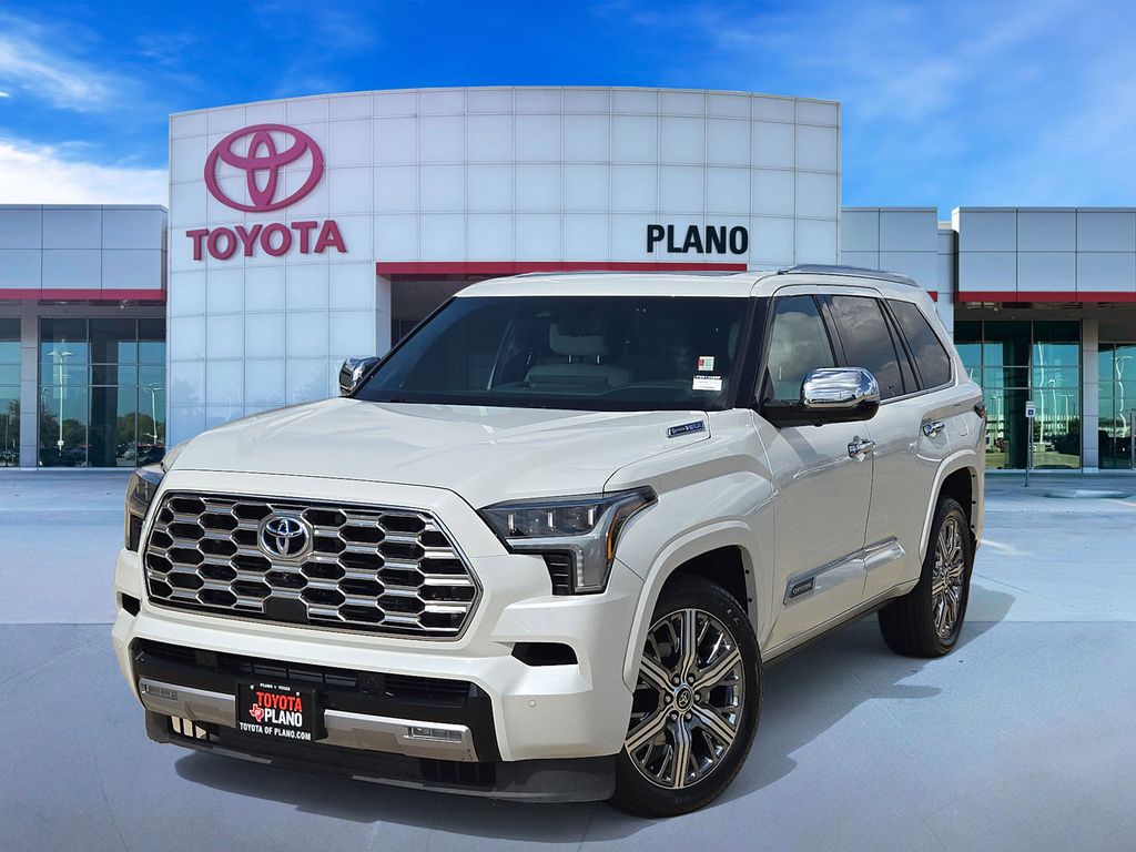 Pearl 2023 Toyota Sequoia Capstone 4WD SUV / Crossover Four-Wheel Drive Automatic