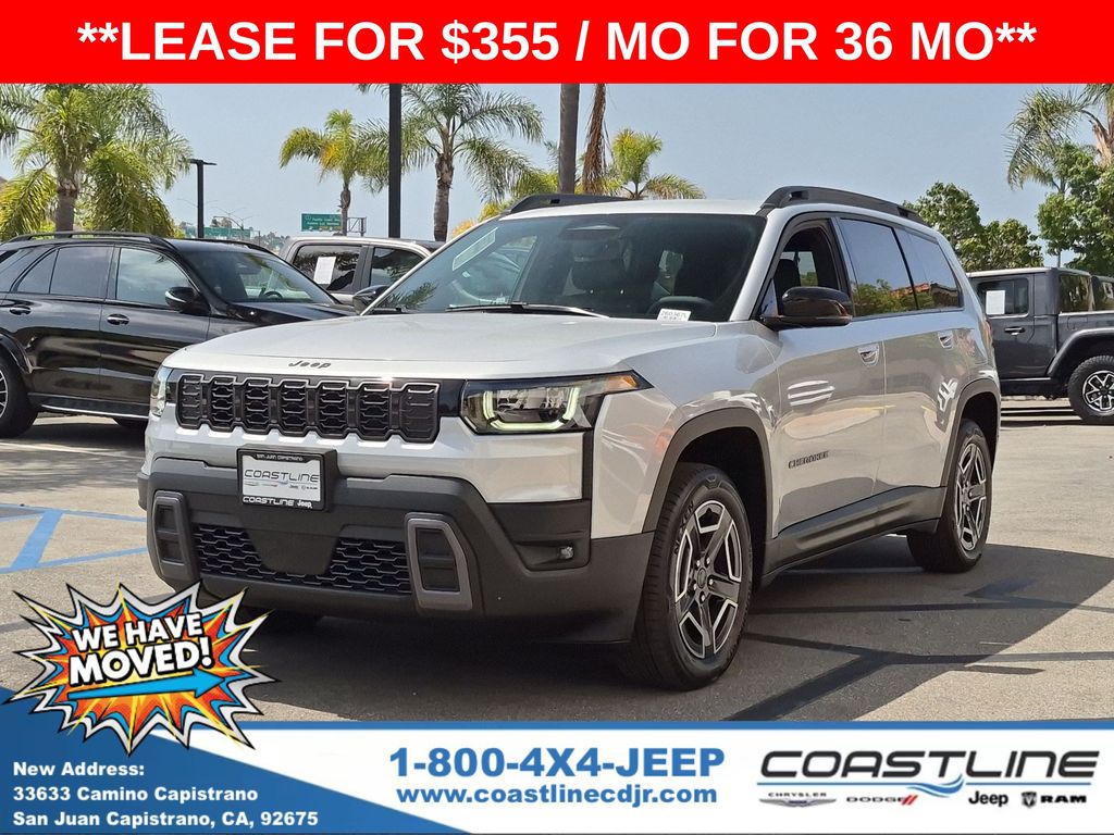 Silver Zynith Clearcoat 2026 Jeep Cherokee SUV / Crossover Four-Wheel Drive Continuously Variable Transmission