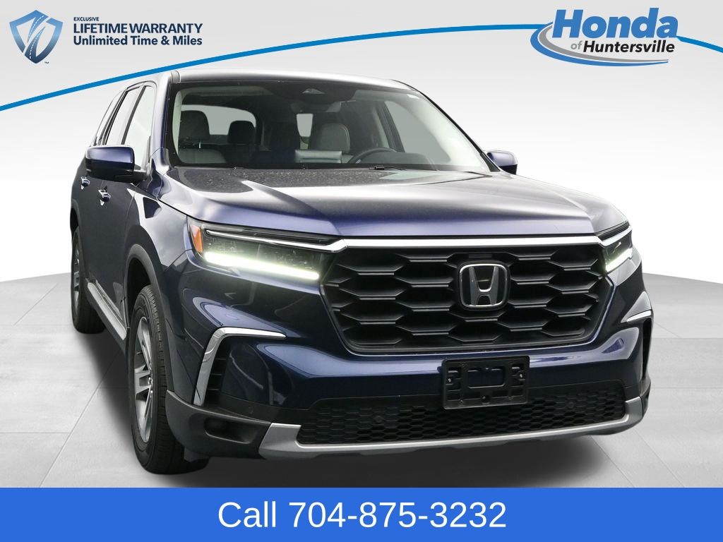 Black (Obsidian Blue) 2025 Honda Pilot EX-L FWD SUV / Crossover Front-Wheel Drive Automatic