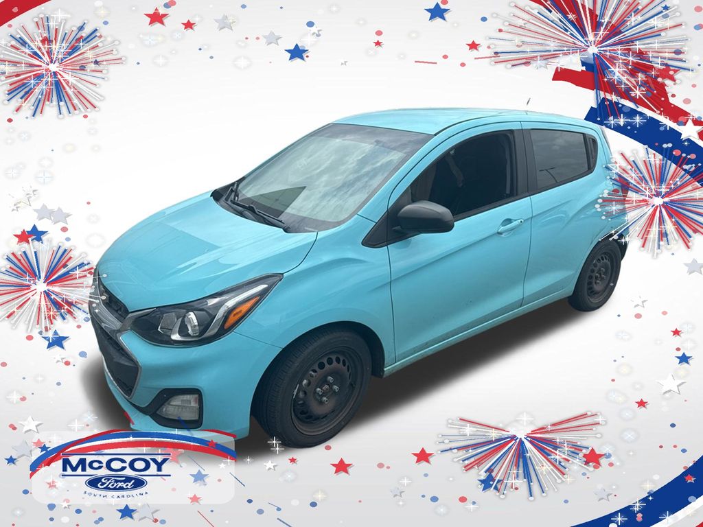 Mystic Blue Metallic 2022 Chevrolet Spark Hatchback Front-Wheel Drive Continuously Variable Transmission