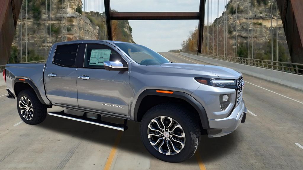 Sterling Metallic 2026 GMC Canyon Denali Crew Cab 4WD Pickup Truck Four-Wheel Drive 8-Speed Automatic