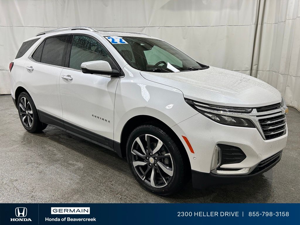 White (Iridescent Pearl Tricoat) 2022 Chevrolet Equinox Premier AWD with 1LZ SUV / Crossover Four-Wheel Drive 6-Speed Automatic Overdrive