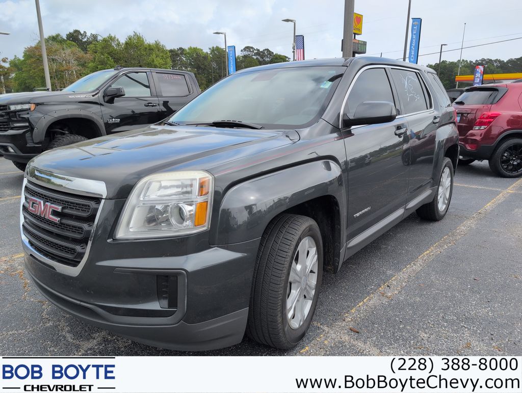 Graphite Gray Metallic 2017 GMC Terrain SLE1 SUV / Crossover Front-Wheel Drive 6-Speed Automatic