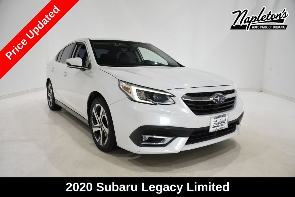 Crystal White Pearl 2020 Subaru Legacy Sedan All-Wheel Drive Continuously Variable Transmission