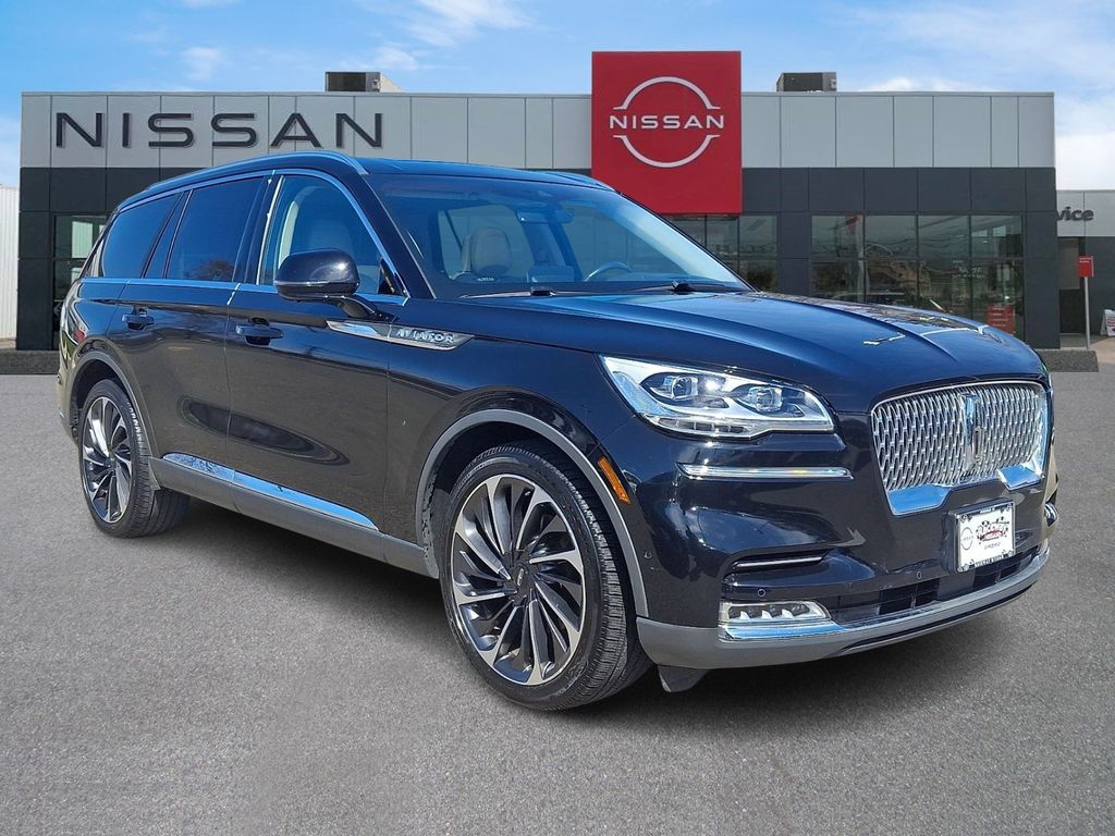Black Metallic 2020 Lincoln Aviator Reserve AWD SUV / Crossover All-Wheel Drive Automatic