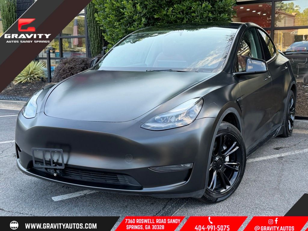 Gray 2025 Tesla Model Y SUV / Crossover All-Wheel Drive 1-Speed Automatic