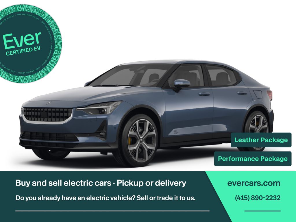 Midnight 2022 Polestar 2 Sedan All-Wheel Drive 1-Speed Automatic