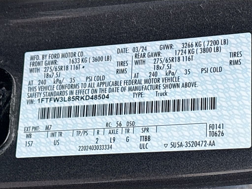 Used 2024 Gray Ford XLT image 33