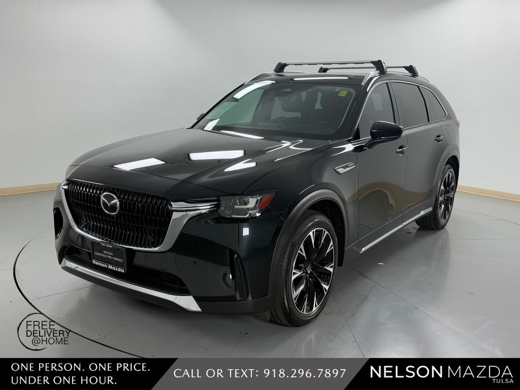 Jet Black Mica 2024 Mazda CX-90 PHEV Premium AWD SUV / Crossover All-Wheel Drive 8-Speed Automatic