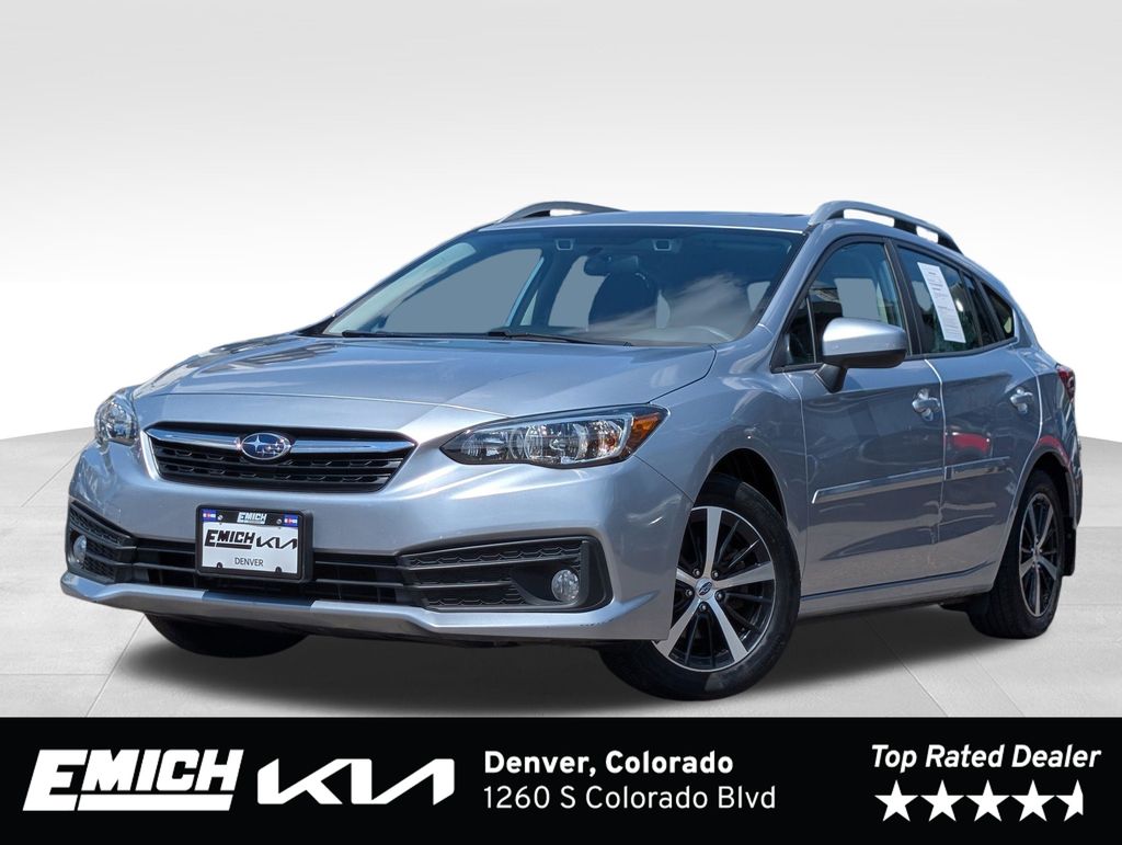 Ice Silver Metallic 2022 Subaru Impreza Premium Wagon AWD Wagon All-Wheel Drive Continuously Variable Transmission