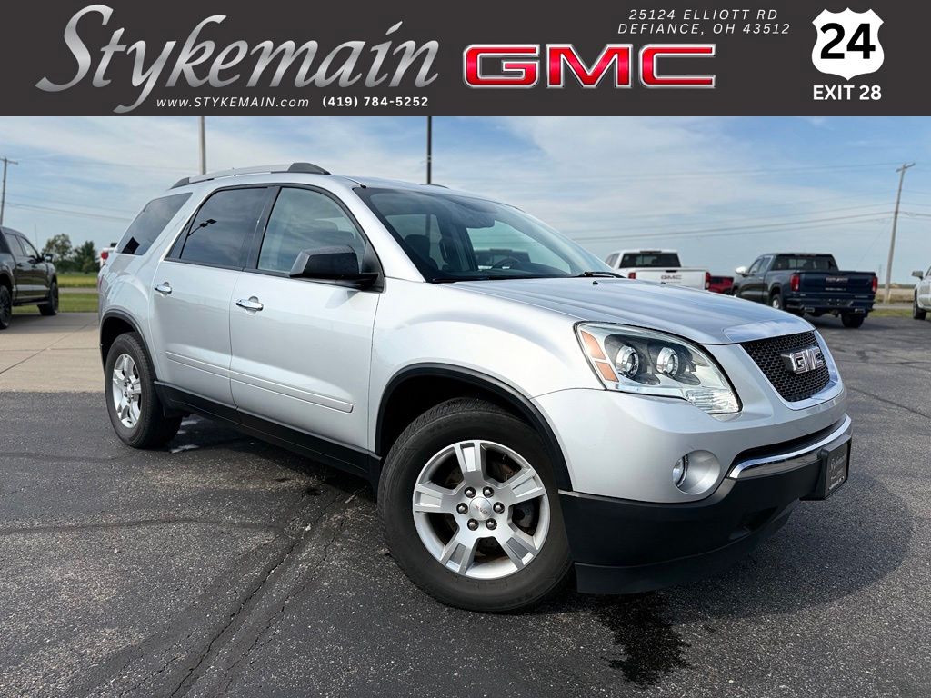 Quicksilver Metallic 2012 GMC Acadia SUV / Crossover Front-Wheel Drive 6-Speed Automatic Overdrive
