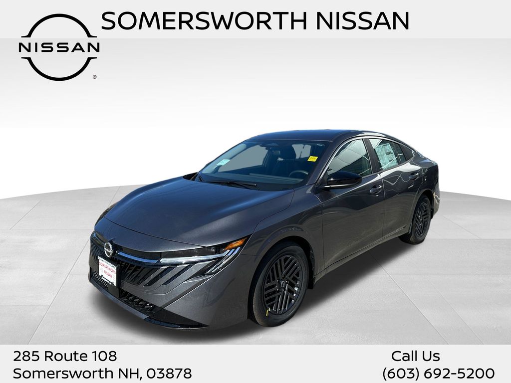 Gray (Gun Metallic) 2026 Nissan Sentra Sedan Front-Wheel Drive Continuously Variable Transmission