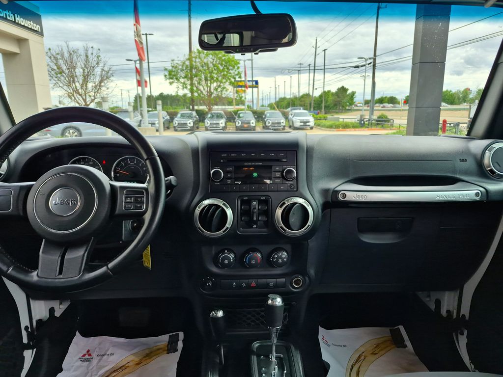 2018 Jeep Wrangler JK Unlimited Sahara White at Gullo Toyota