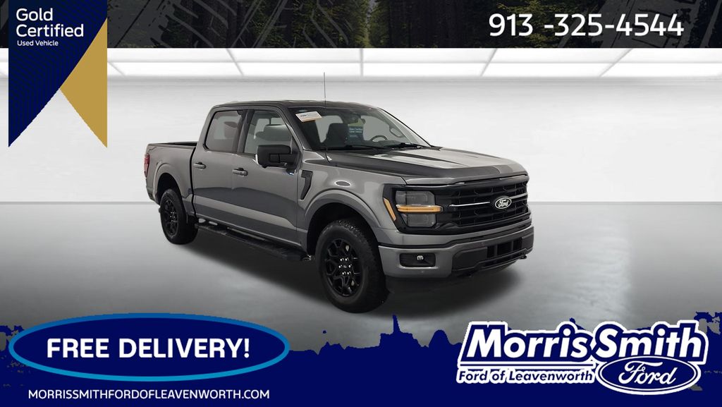 Carbonized Gray Metallic 2024 Ford F-150 Pickup Truck Four-Wheel Drive Automatic