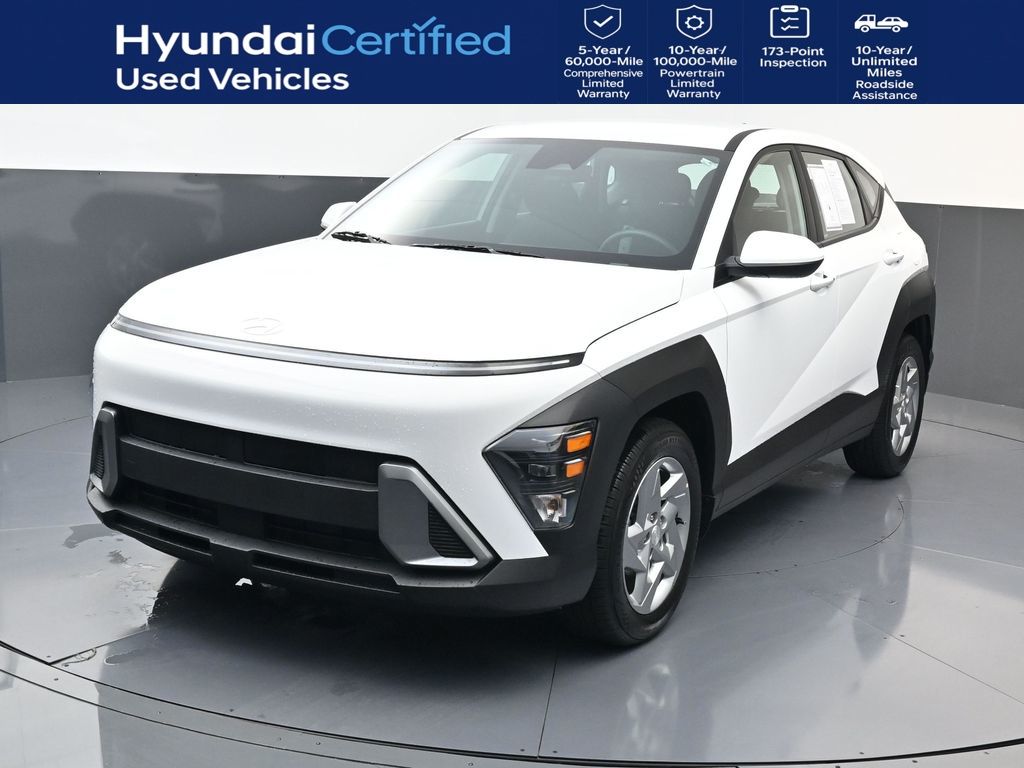 White 2026 Hyundai Kona SUV / Crossover Front-Wheel Drive Continuously Variable Transmission
