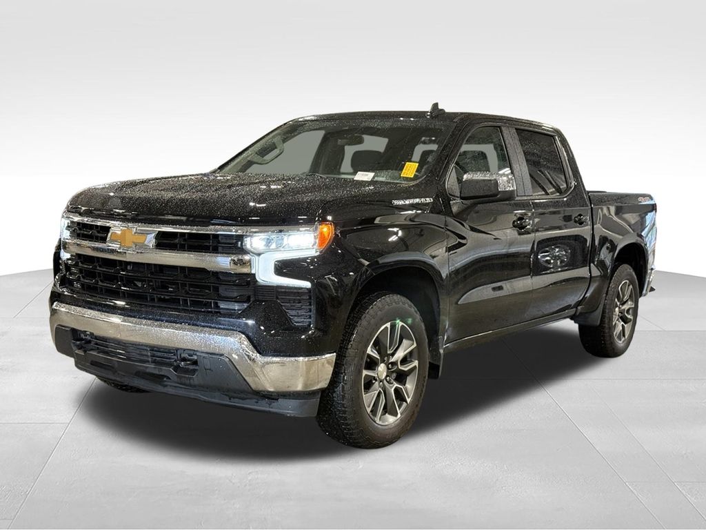 Black 2024 Chevrolet Silverado 1500 Pickup Truck Four-Wheel Drive 8-Speed Automatic