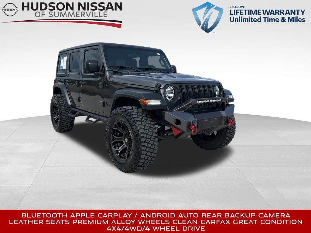 2021 Granite Crystal Metallic Clearcoat Jeep Wrangler Unlimited Sport S SUV