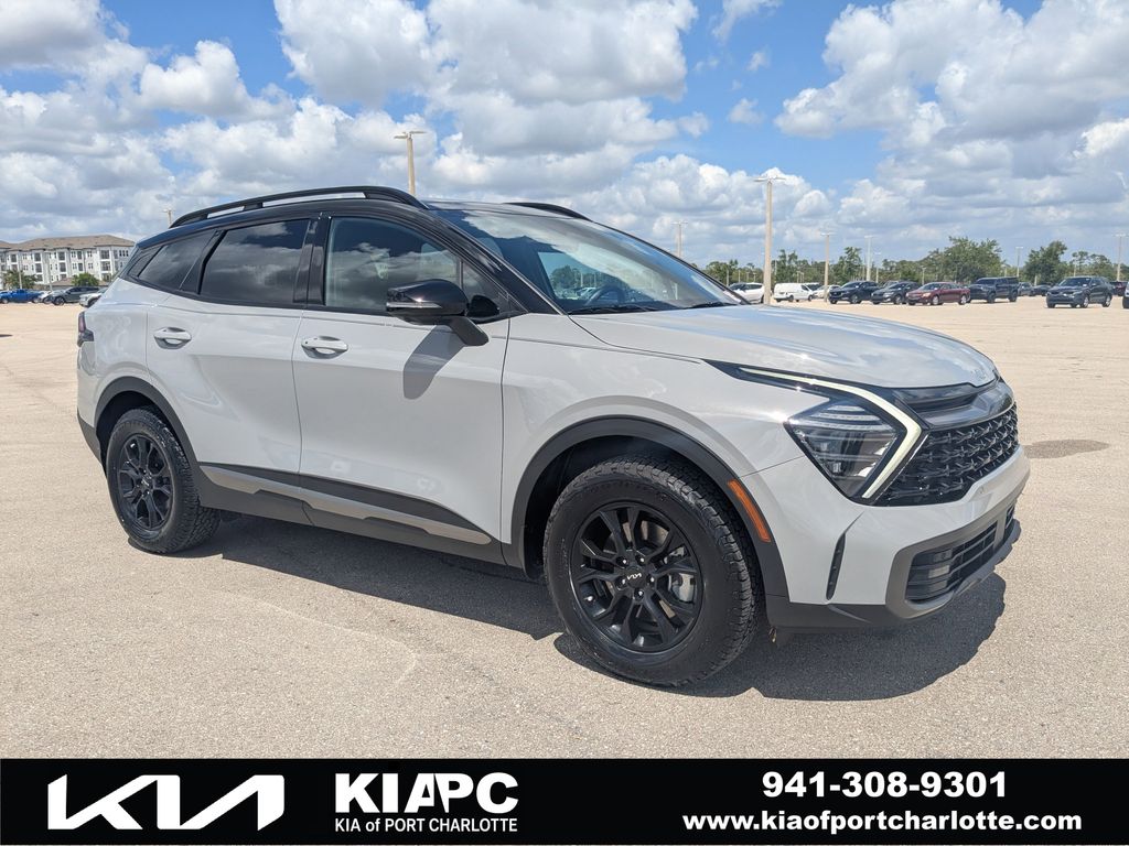 Wolf Gray/Ebony Black Roof 2024 Kia Sportage X-Pro Prestige AWD SUV / Crossover All-Wheel Drive 8-Speed Automatic