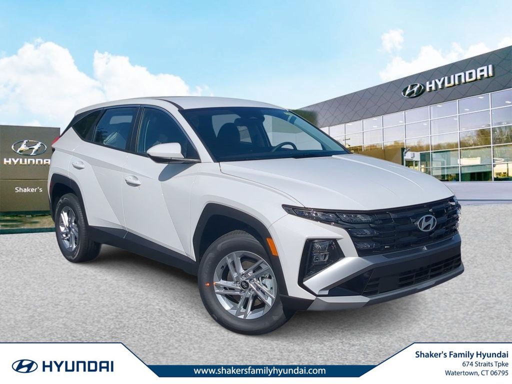 White Pearl 2026 Hyundai Tucson SUV / Crossover All-Wheel Drive 8-Speed Automatic