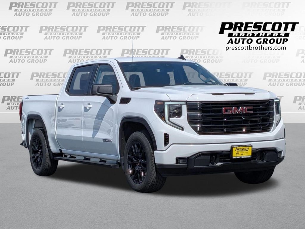 White 2024 GMC Sierra 1500 Pickup Truck Four-Wheel Drive 8-Speed Automatic