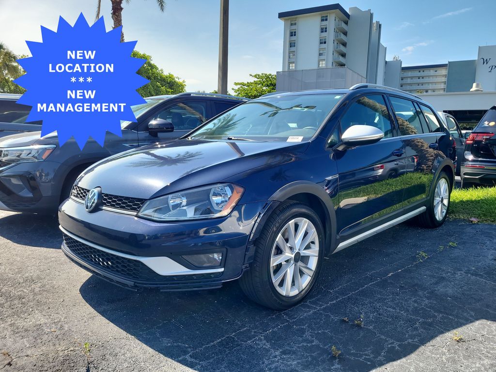 Night Blue 2017 Volkswagen Golf Alltrack S 4Motion AWD Wagon All-Wheel Drive 6-Speed Dual Clutch