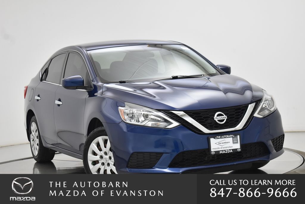 Deep Blue Pearl 2016 Nissan Sentra Sedan Front-Wheel Drive Continuously Variable Transmission