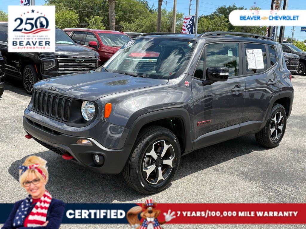 Graphite Gray 2022 Jeep Renegade SUV / Crossover Four-Wheel Drive 9-Speed Automatic