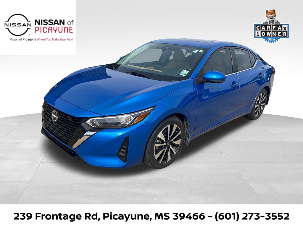 Electric Blue Metallic 2024 Nissan Sentra SV FWD Sedan Front-Wheel Drive Continuously Variable Transmission